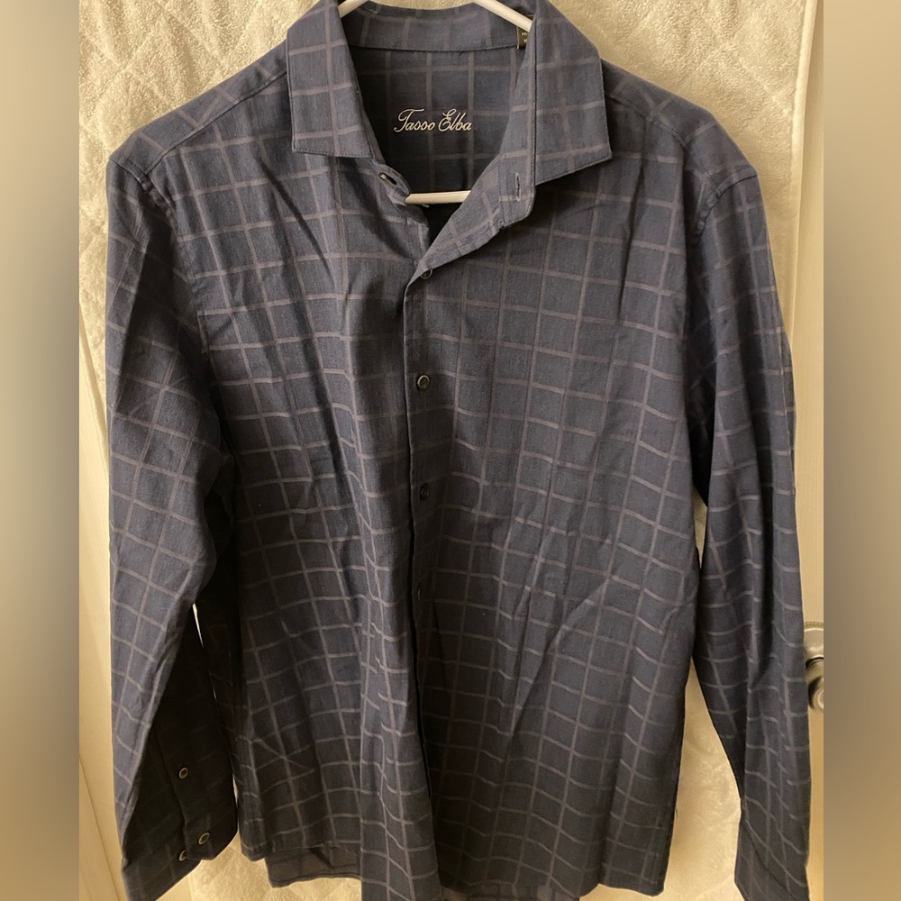 Mens button up Lagre